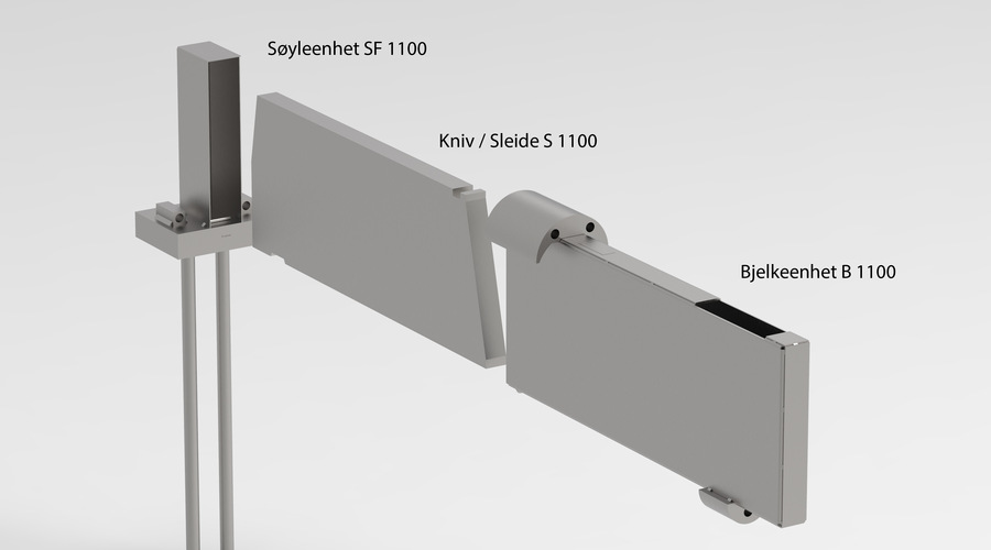 BSF 1100 bjelke søyle 1b