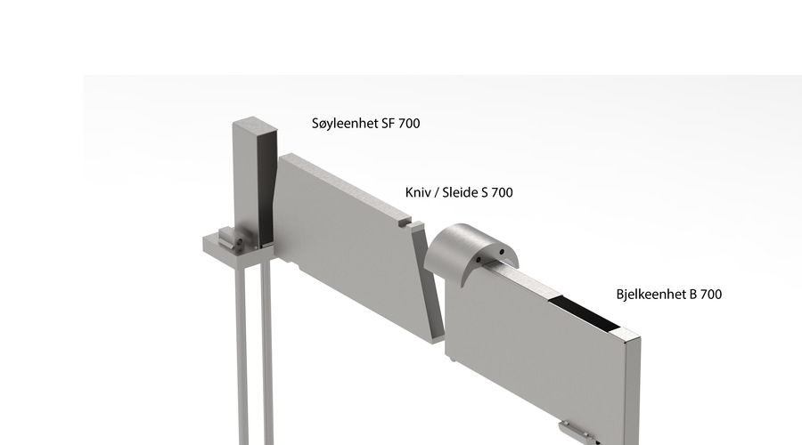 BSF 700 bjelke søyle 1b