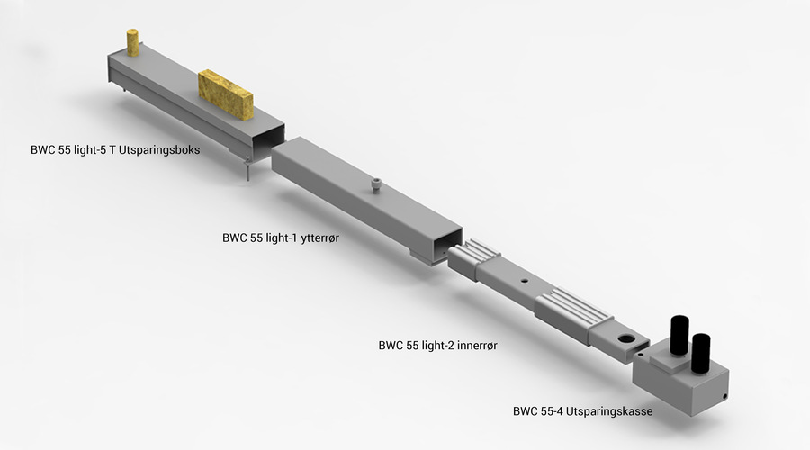 BWC 55 light m 55 4 komplett 2 m tekst