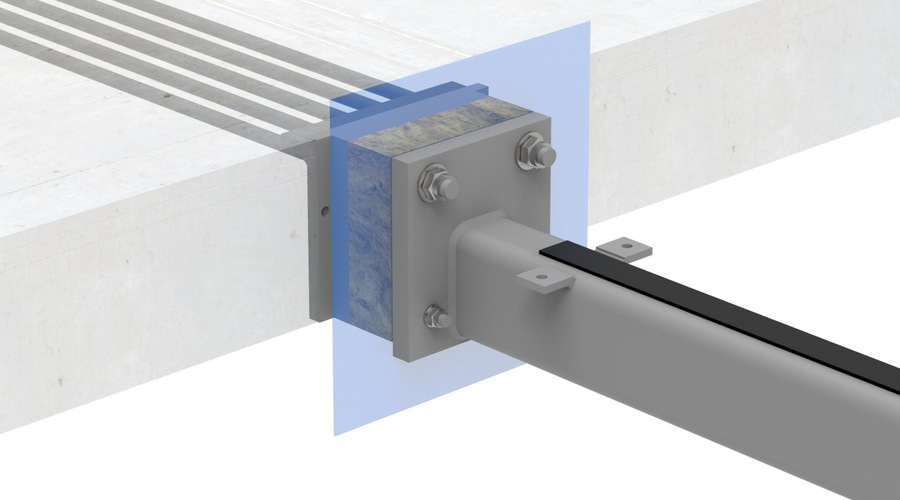 Kamstål i dekkekant BWC 40 U H 1775