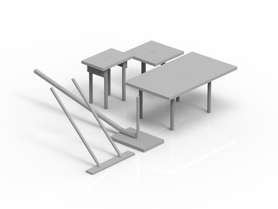 Sveise plate generelt bruk 4 grå