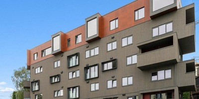 231128 Vågsbygd Sentrumsbygg fasade Hus 1