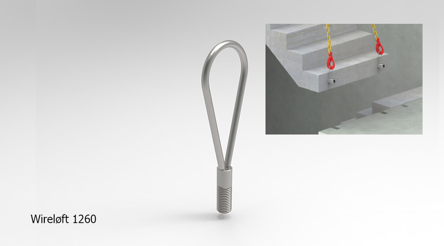 Wireløft 1260 med tekst